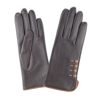 Gants cuir agneau-100% soie-21153SN 4