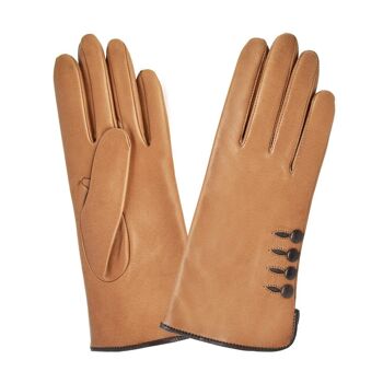 Gants cuir agneau-100% soie-21153SN 9