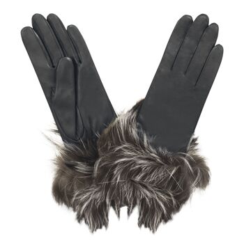 Gants cuir agneau-100% soie-21262SN 1