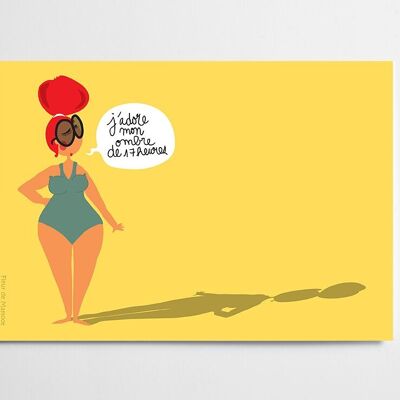Affiche humoristique Silhouette