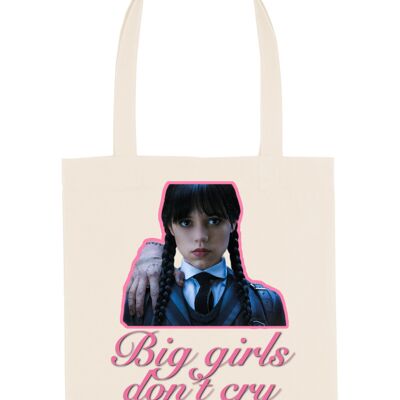 Wednesday Addams, Big Girls Don't Cry - Tote Bag