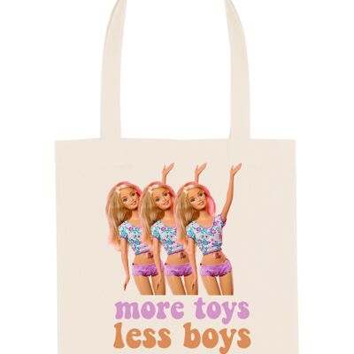 Barbie, More Toys Less Boys - Tote Bag