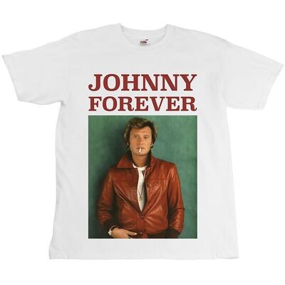 Johnny Forever Tee - Unisex - Stampa digitale - Bianco, Nero o Grigio