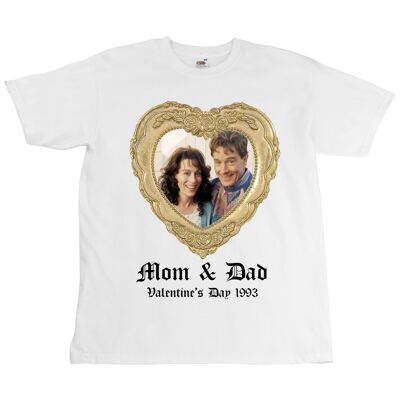 Mama & Papa – Hal & Lois – Valentinstag 1993 – Unisex TEE – Digitaldruck