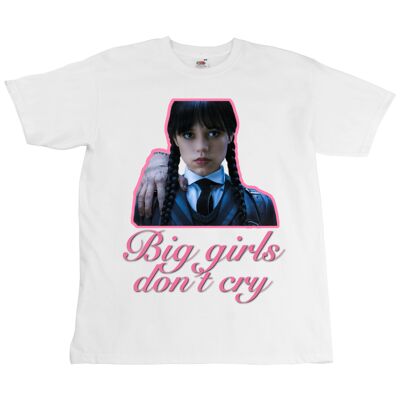 Wednesday Addams – Big Girls Don't Cry – Unisex TEE – Digitaldruck