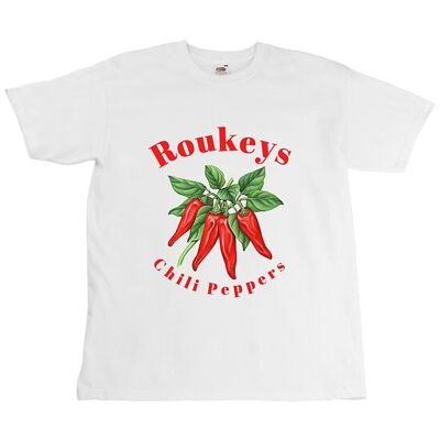 Roukeys Chili Peppers T-Shirt – Unisex – Digitaldruck