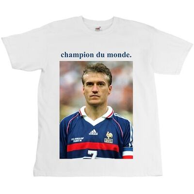 Camiseta Didier Deschamps Campeón del Mundo - Unisex - Impresión Digital