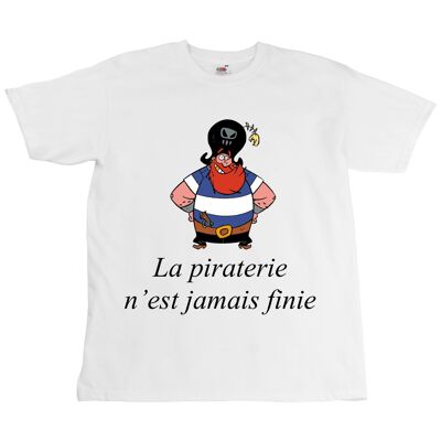 The Pirate Family x Booba - Camiseta Piratería - Unisex - Impresión Digital