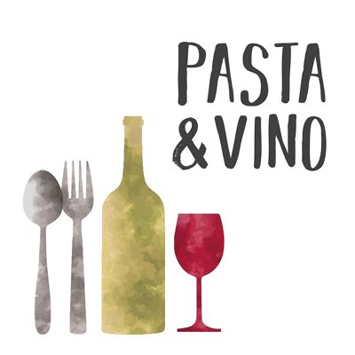 Servilleta Pasta & Vino 25x25