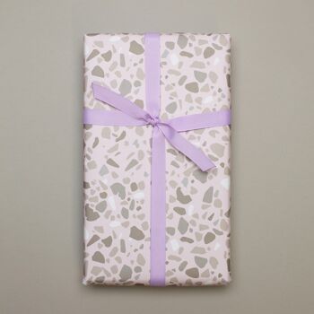 Ruban cadeau lilas, ruban violet clair facile à nouer, ruban gros-grain 16 mm x 5 m pour emballer des cadeaux 4