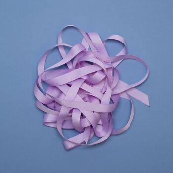 Ruban cadeau lilas, ruban violet clair facile à nouer, ruban gros-grain 16 mm x 5 m pour emballer des cadeaux 5