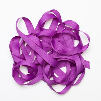 Ruban cadeau violet, ruban violet facile à nouer, ruban gros-grain 16 mm x 5 m pour emballer des cadeaux 4