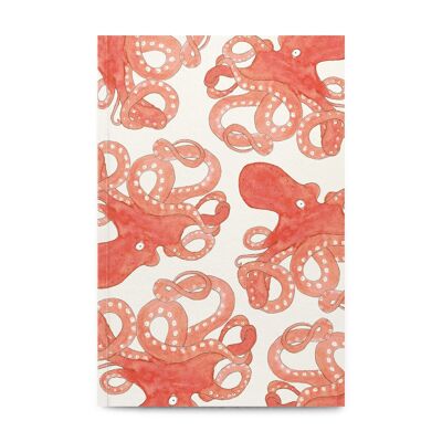 Large octopus blank pages notebook