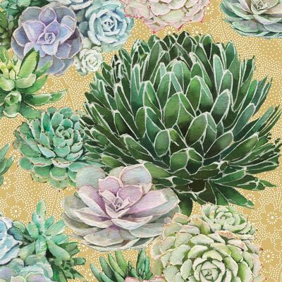 Succulents Napkin 25x25