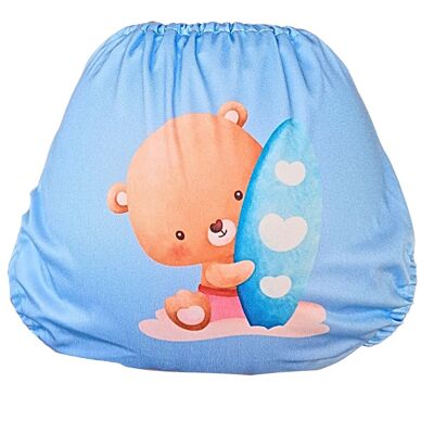 Bear swim diaper