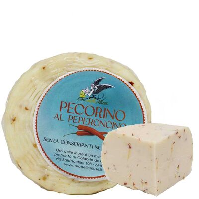 Kalabrischer Pecorino-Käse mit scharfer Chilischote 1 kg