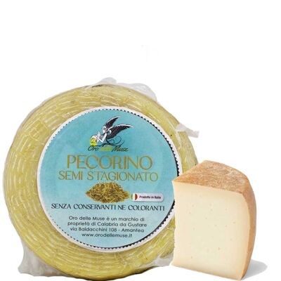 Semi-mature Calabrian pecorino cheese 1kg