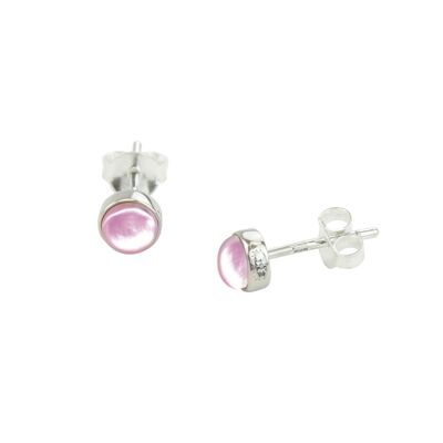 Clous d'oreilles Rhodonite-9SY-0012