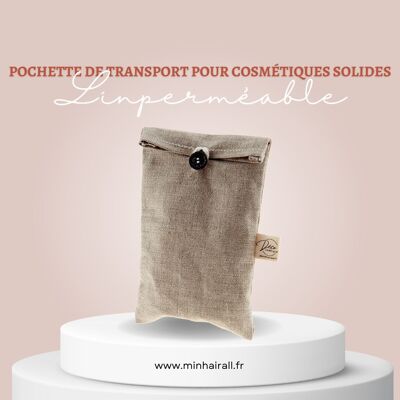 Carrying pouch Solid cosmetics LINPERMEABLE