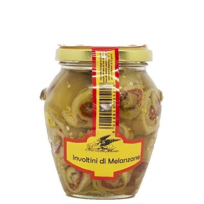 Calabrian eggplant rolls in oil with anchovies 314ml