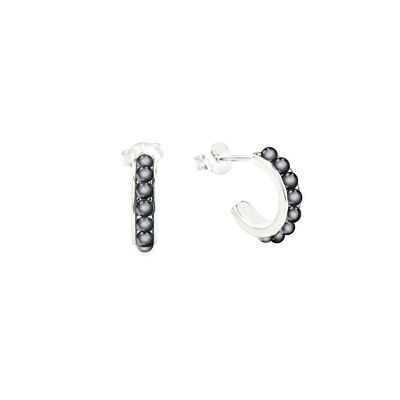 Gris MOP-Earhoops-9SY-0024