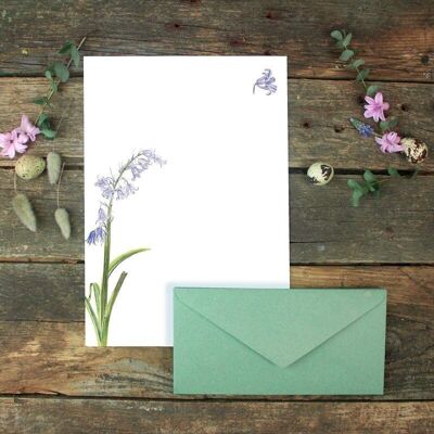 Bluebells stationery set