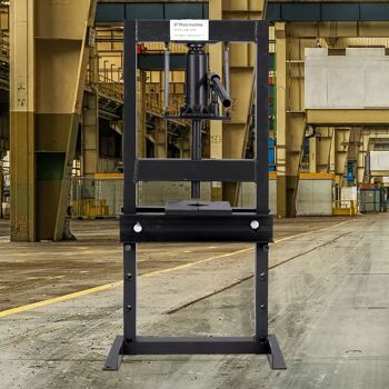 Livingandhome Machines de presse debout de garage d'atelier de presse hydraulique de plancher lourd de 6 tonnes 1