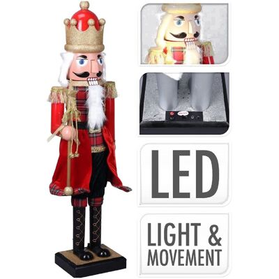 Luminous Nutcracker + Movement 163Cm