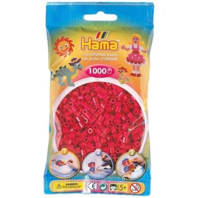 Bolsa de 1000 Perlas de Planchar N°29 Hama Roja