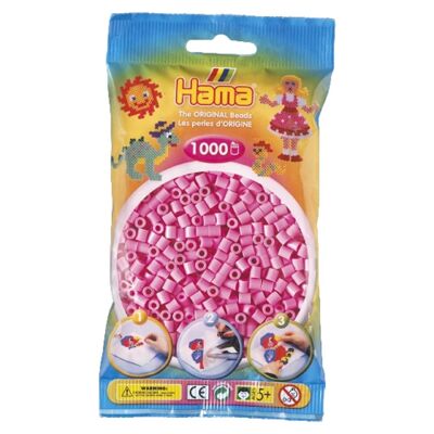 Beutel mit 1000 Bügelperlen Nr. 48 Rosa Hama