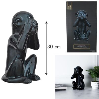 Statua Scimmia in Ceramica 30Cm