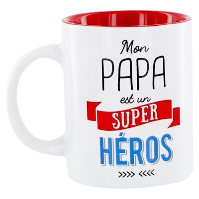 Keramiktasse „Papa ist ein Superheld“