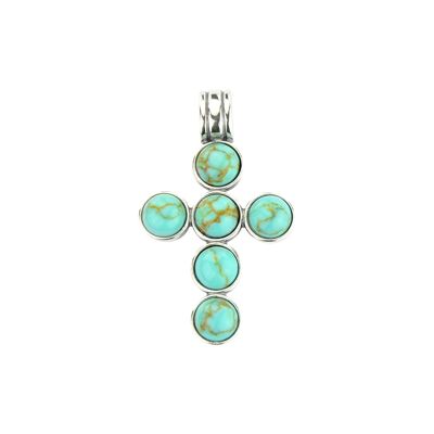 Bleu Turquoise -Pendentif-9SY-0041