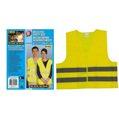 Multi-Size Yellow Safety Vest