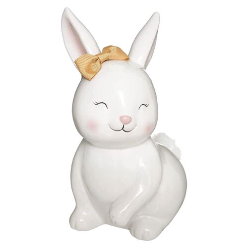 Tirelire Enfant Lapin 22Cm