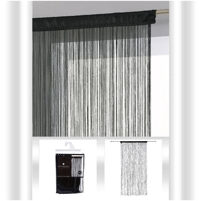 Black Thread Curtain 90x200Cm