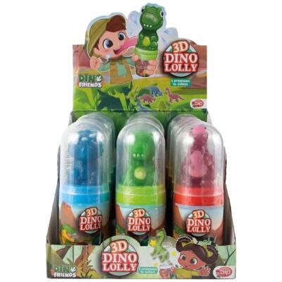 Ciuccio Dino 3D con figura