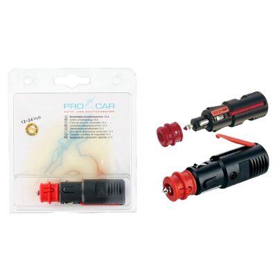 Procar 12/24V Plug + Fuse 16A