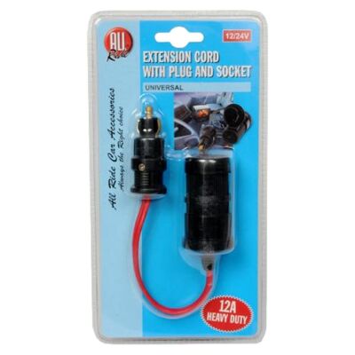 Allride Extension Cord & Cigarette Lighter Socket