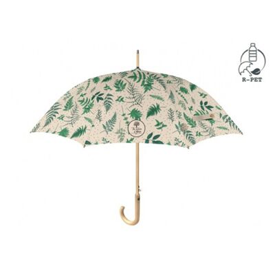 Umbrella Woman Cane Automatic Leaves