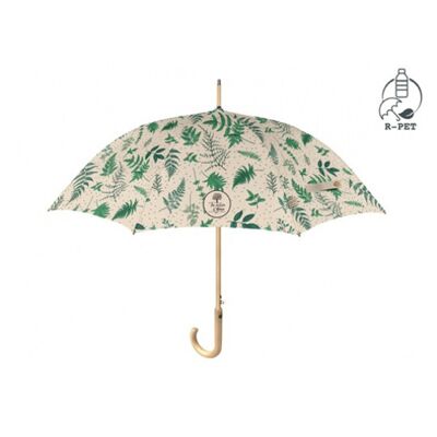 Parapluie Femme Canne Automatique Feuilles