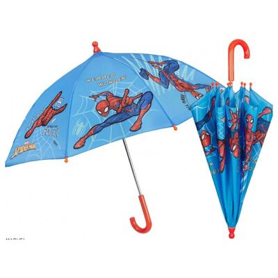 Paraguas de Bastón Infantil Manual Spiderman