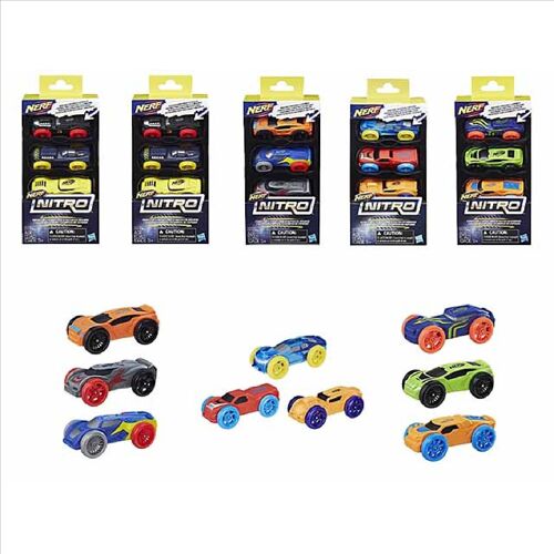 Voitures Nerf Nitro Soft Racer Pack