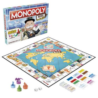 Monopoly Reise Um Die Welt Allemand