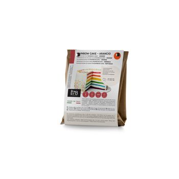 Mélange en poudre pour RAINBOW CAKE - PÊCHE - 100 G