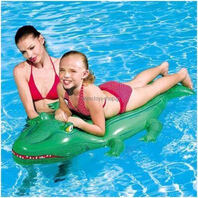 Bouée Crocodile Piscine Bestway 165x89Cm