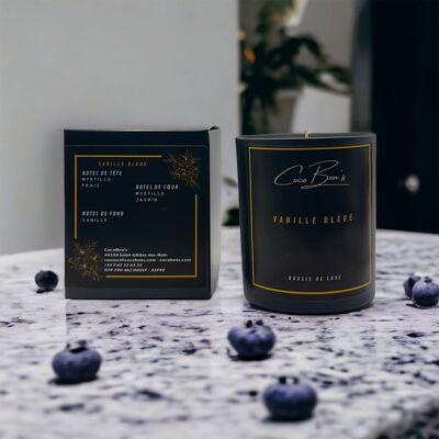 Luxury candle - Blue vanilla 300 ml