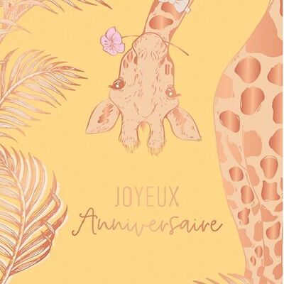 Anniversaire - Chocolat BIO AU LAIT 70g « Joyeux Anniversaire »