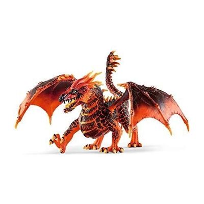 schleich ELDRADOR - Figura Dragón de Lava: 18,8 x 22 x 14,5 cm - Universo Criaturas Eldrador - Ref: 70138