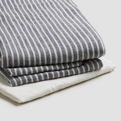 Midnight Stripe Basic Bundle - King Size (with Super King Pillowcases)